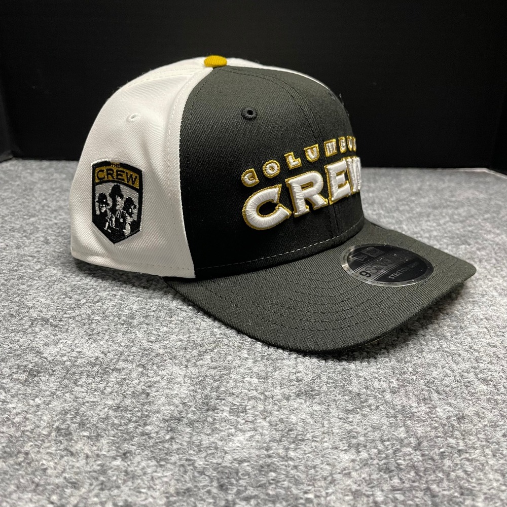 Columbus Crew Hat Cap Mens Black White Snapback MLS Soccer OSFM New Era 9SEVENTY